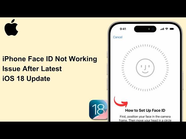 How To Fix iPhone Face ID Not Working After iOS 18 Update | SOLVED!!