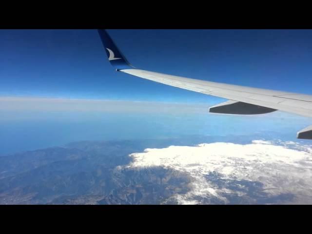 Lefkoşa/Nicosia Ercan to Ankara Esenboğa, AnadoluJet (Take Off & Landing - 29A) (March 7th, 2016) HD