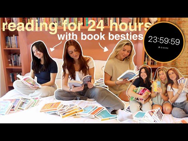 24 hour readathon with book besties ⭐️