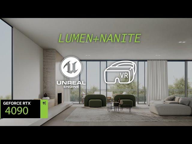 Unreal Engine 5.1 - VR  High End Archviz - Lumen Nanite