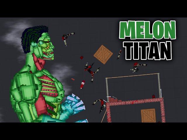 Melon Titan! Experiment Got Out Of Control!  - People Playground #16