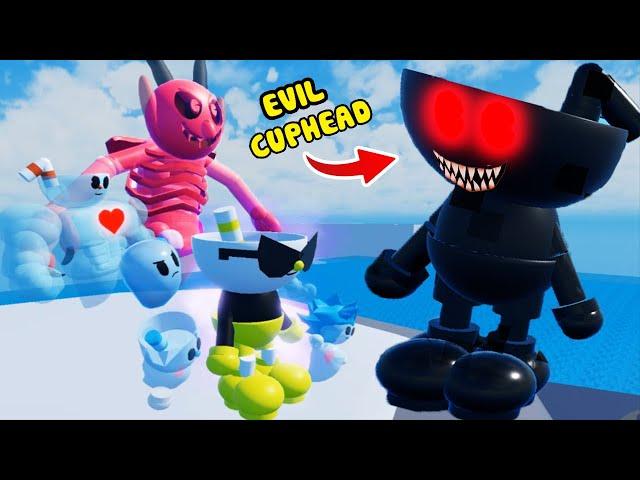 I Found The Evil Cuphead + New Skins - Cuphead DLC Roblox Obby