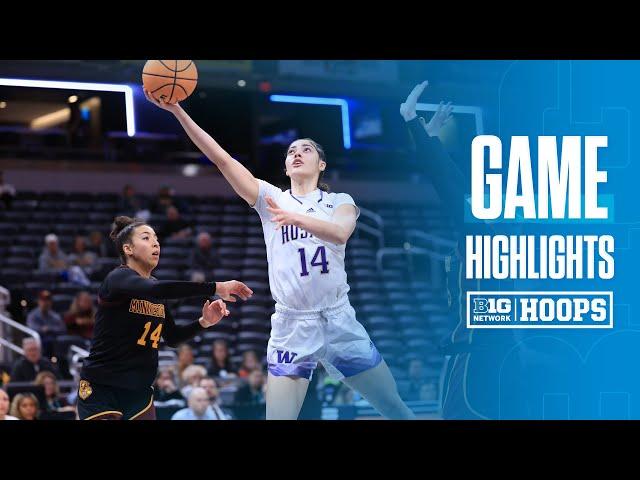 Minnesota vs. Washington | HIGHLIGHTS | 2025 B1G Women's Basketball Tournament | 03/05/2025