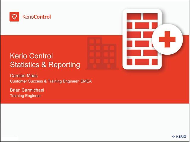 Kerio Control  Statistics & Reporting