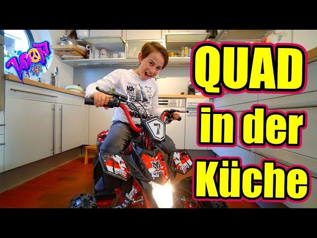 24h auf dem Quad | Mit dem Quad im Haus und Küche | Johann Loop