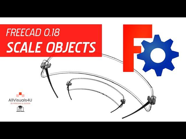 FreeCAD Scale Object - How To Scale Objects - Scale In FreeCAD