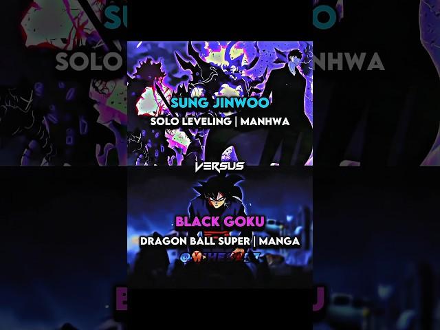 Sung Jinwoo (Solo Leveling | Manhwa) vs Black Goku (Dragon Ball Super | Manga)