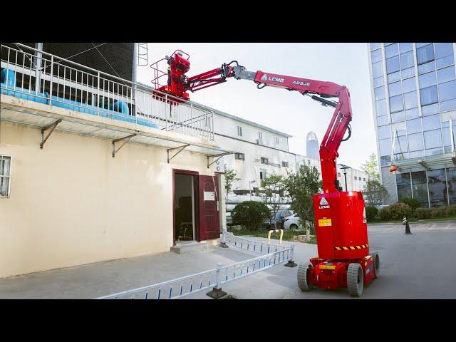 LGMG Low Level Articulating Boom Lift A09JE Production Video