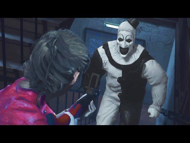 I Put Art The Clown In Resident Evil | Terrifier 2 Resident Evil 2 Mod