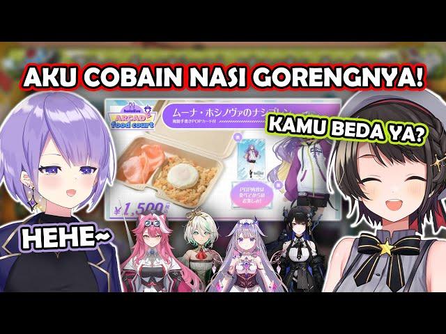 Reaksi Subaru Nyobain Nasi Goreng Moona Dan Ketemu Member EN | Hololive Clip