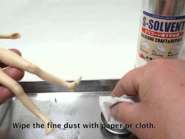 [DFK] 1/10 silicone figure body "Pugia" Method of cleaning