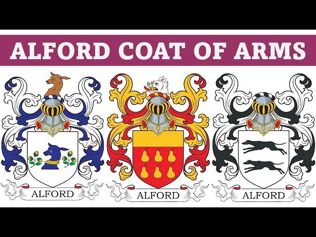 Alford Coat of Arms & Family Crest - Symbols, Bearers, History