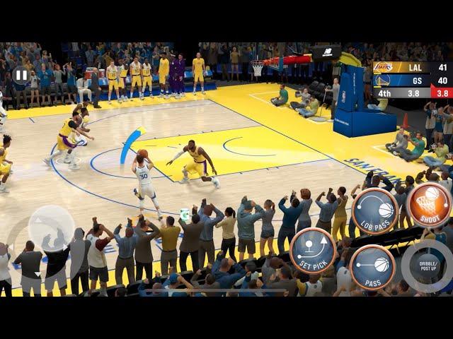 NBA 2K23 mobile on iPhone 14 pro max: Lakers vs Warriors (ULTRA HIGH GRAPHICS)