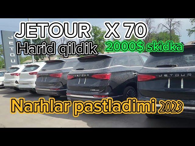 Сергели. 10.04.2023. JETOUR. BESTUNE. X 70 X 70 PLUS X 95. DASHING AVTO NARHLARI