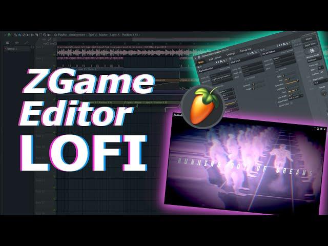 LOFI Beat Visualization Tutorial | ZGameEditor Music Visualizer | FL Studio 20