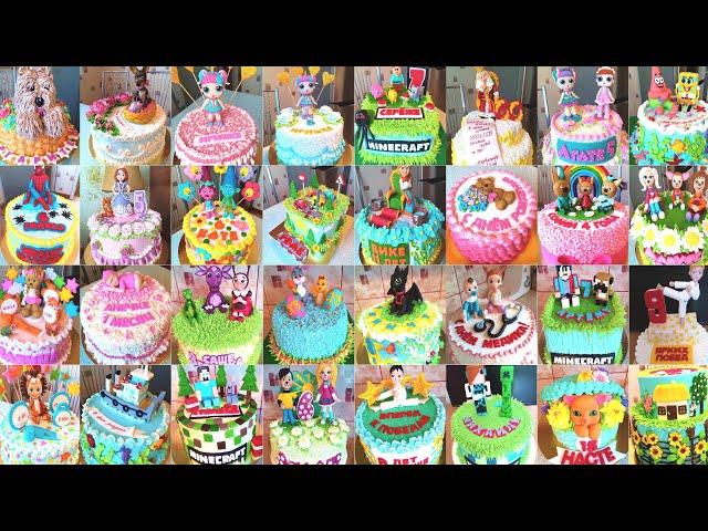 64 тортика для детей!!!(крем БЗК). /64 cakes for children!!!(protein custard)