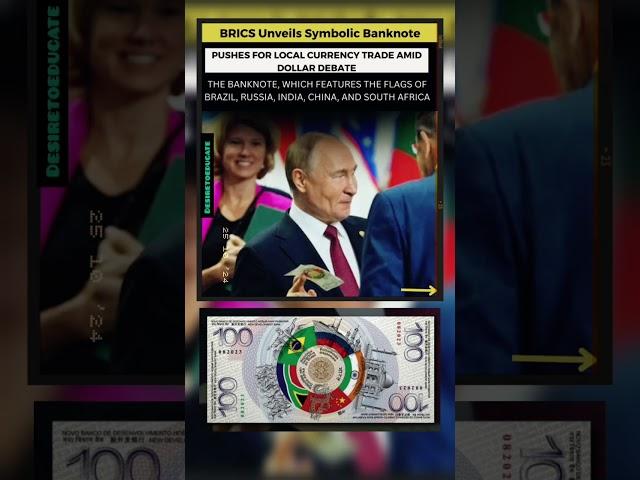 BRICS Unveils symbolic banknote @news @#breakingnews @TV #breakingnews #news