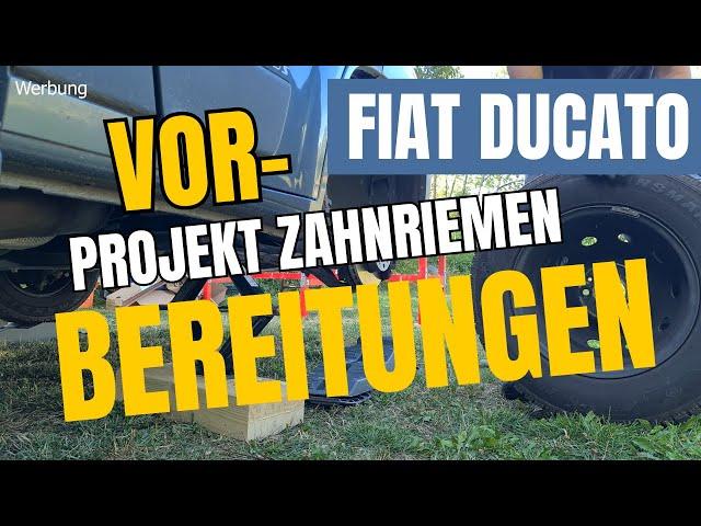 Zahnriemenabdeckung frei legen - Fiat Ducato Typ 250