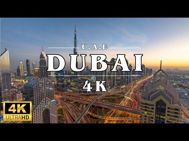 DUBAI, United Arab Emirates In 4K ULTRA HD HDR 60 FPS.