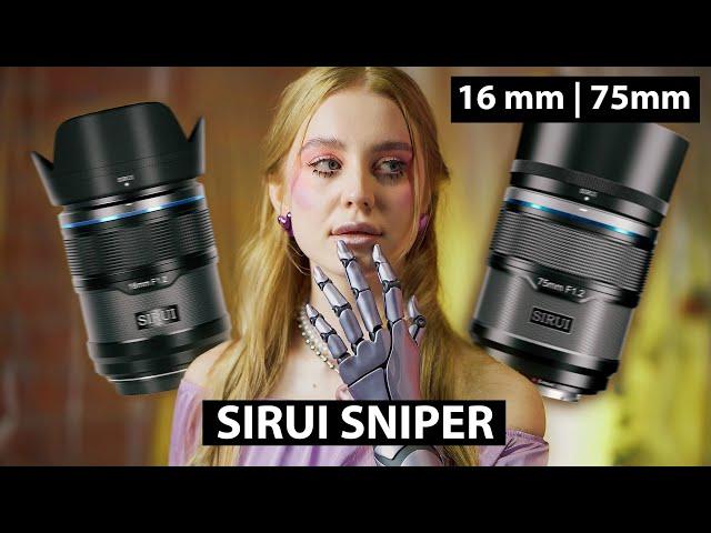 Silent Sniper. Sirui Sniper 16mm F1.2 and 75mm F1.2 REVIEW