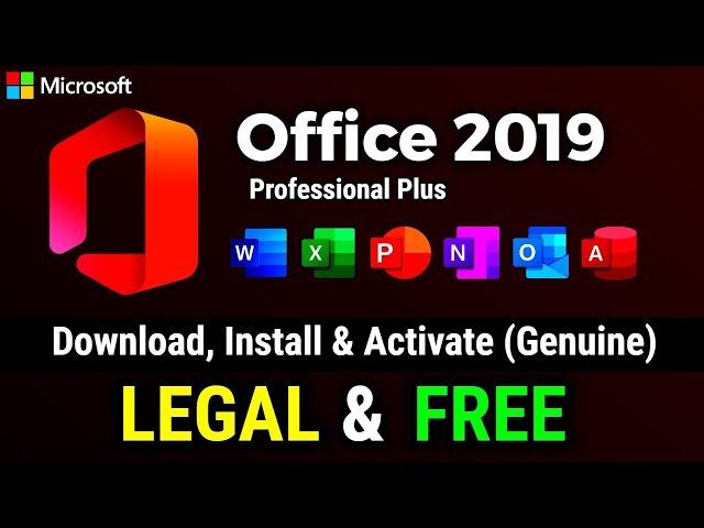 How to Download Microsoft Office 2019 For Free Windows 10/11 | Genuine Version Free For Lifetime 