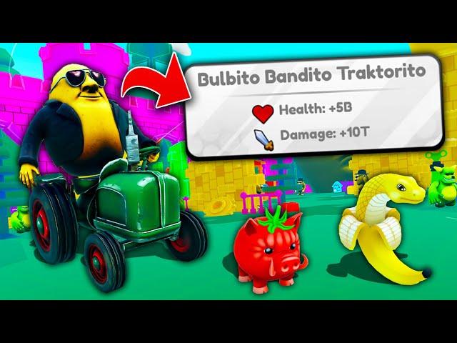 Unlocking MAX LEVEL Bulbito Traktorito In Brainrot Evolution! (Roblox)