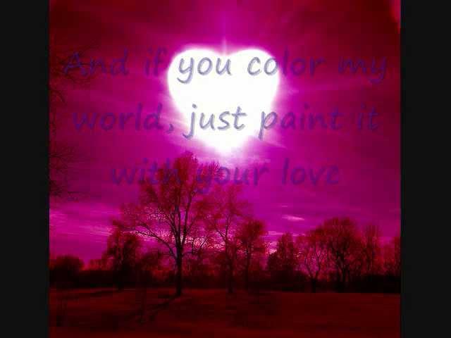 Color My World Lyrics By Petula Clark