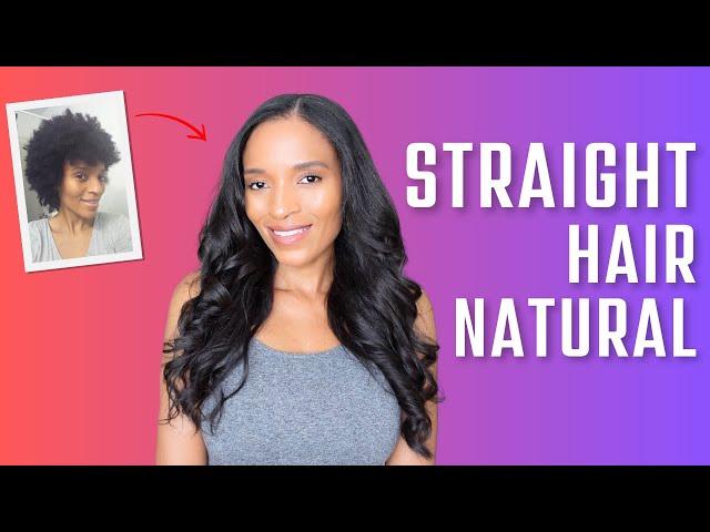 Why My Type 4 Natural Hair Grows Faster Straight | Straight Hair Natural