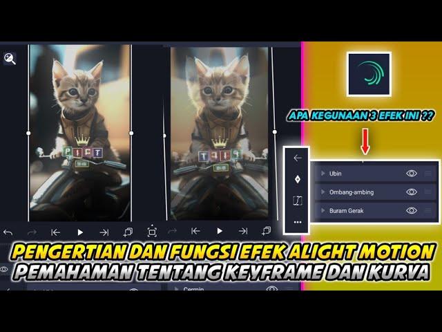 PENJELASAN DAN PEMAHAMAN TENTANG EFEK ALIGHT MOTION PART 2 || Kegunaan Dan Fungsi Keyframe Di AM