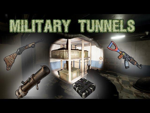 RUST - Military Tunnels [ Tutorial ] -  удачный поход