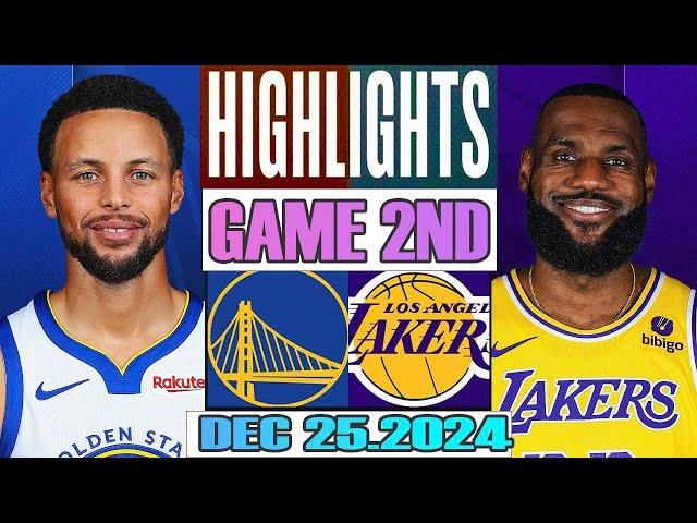 Golden State Warriors Vs Los Angeles Lakers Game 2nd Highlights Dec 25,2024 NBA Season 2024-25