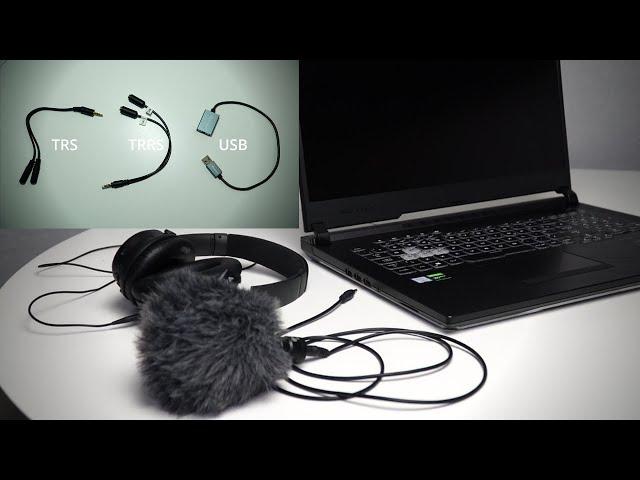 HOW TO CONNECT A MIC AND HEADPHONES TO YOUR LAPTOP (FIX)