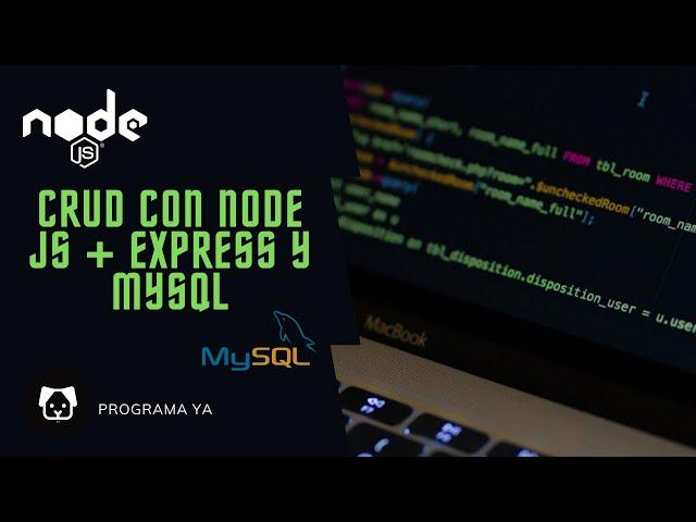 CRUD con Node JS + Express y MySQL #programming #javascript #nodejs #backend