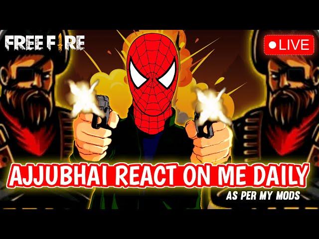 AJJUBHAI REACT ON ME DAILY AS PER MY MODS | SPYDER ARENA | ROAD TO 10K SUBCRIBERS