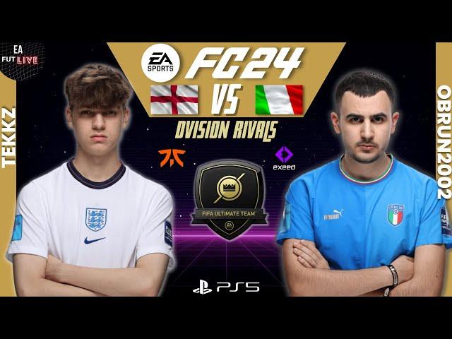 TEKKZ VS OBRUN2002 | EA FC 24 - DIVISION RIVALS - FULL MATCH - PRO VS PRO