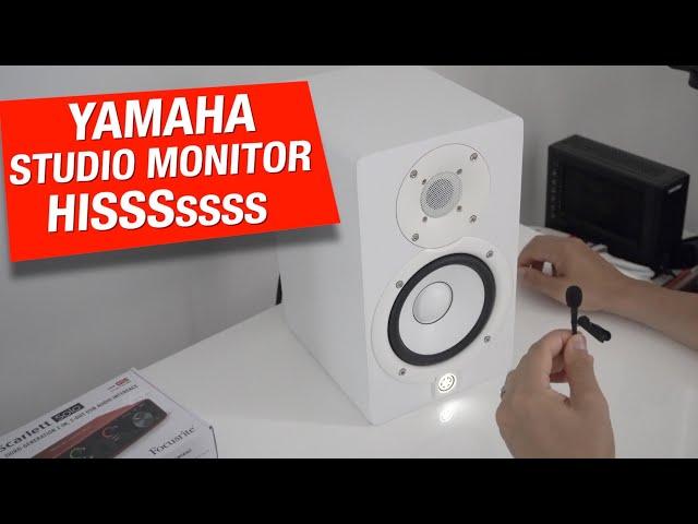 How NOISY are Yamaha HS5 Studio Monitors with Balanced Cables? | Audio HISS Review