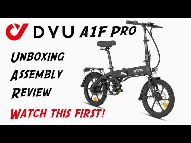 DYU A1F Pro E-Bike Review - Unboxing - Assembly - Test Ride