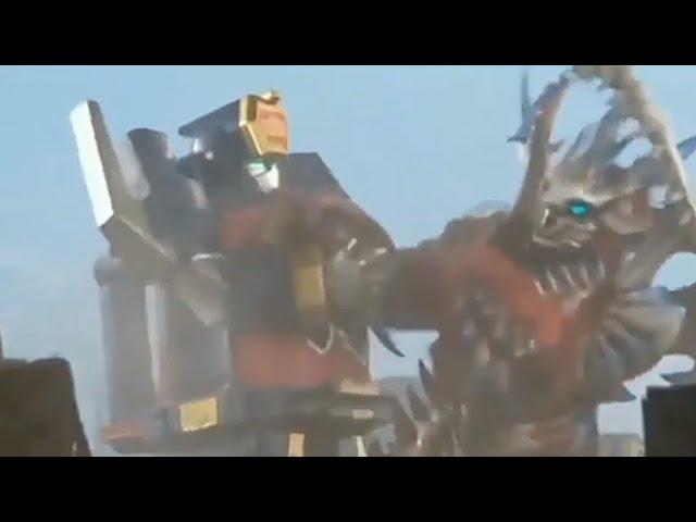 Power Rangers Samurai - (Fan Made) - Power Rangers vs Sharkjaw - Megazord Fight