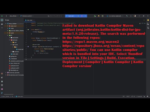 SOLVED || Failed to download Kotlin Compiler Maven artifact || kotlin version problem