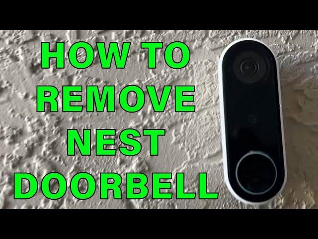 How To Remove Nest Doorbell Cover