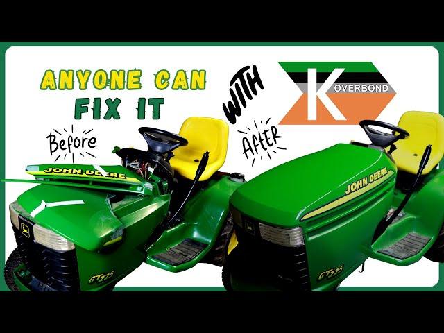 How to Restore A Cracked John Deere Hood Like a Pro!