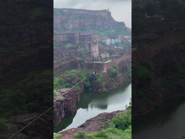 Zip line at Mehrangarh Fort Jodhpur #jodhpur #flyingfox #adventure … full vlog coming  