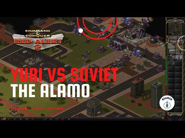 Red Alert 2 Yuri's Revenge - Yuri VS Soviet - Map The Alamo