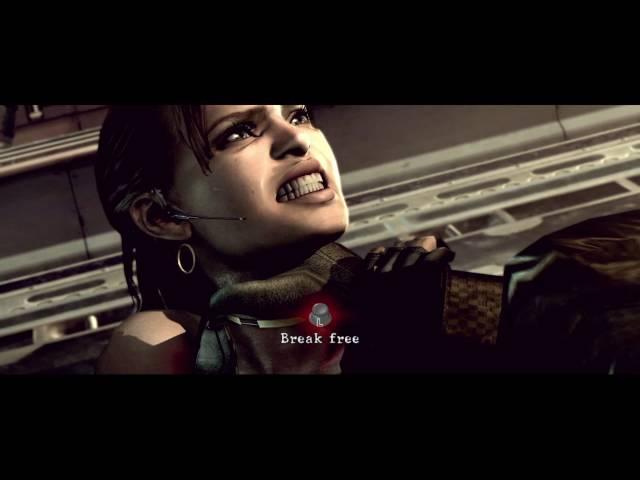 RESIDENT EVIL 5 sheva neck snap death