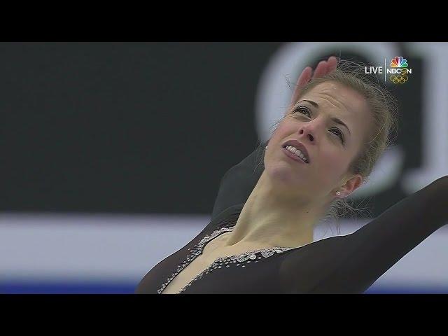 2017 Europeans - Carolina Kostner FS NBCSN HD