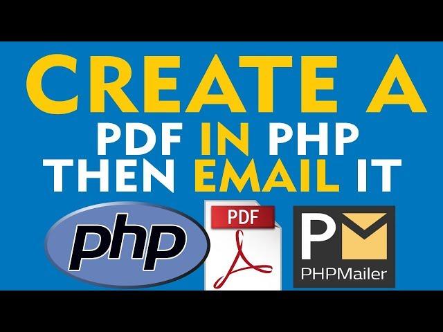 PHP Contact Form with PDF attachment sent using PHP Mailer