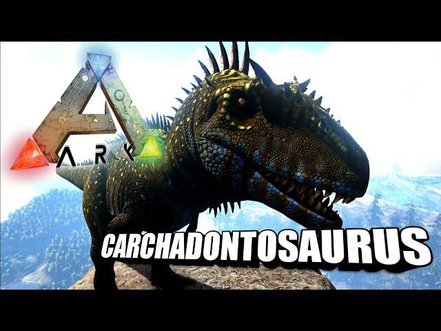 Taming A Carchadontosaurus | Ark Survival Evolved | The Island