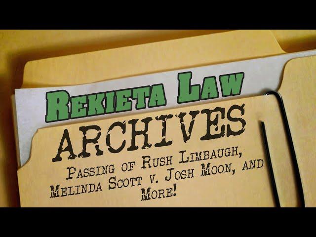 ARCHIVE: Passing of Rush Limbaugh, Melinda Scott v. Josh Moon, and More!