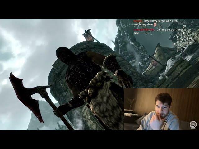 Skyrim but it's a 2013 quality stream (Hotel Edition)