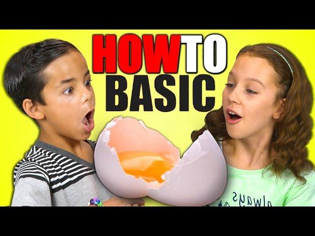 KIDS REACT TO HOWTOBASIC